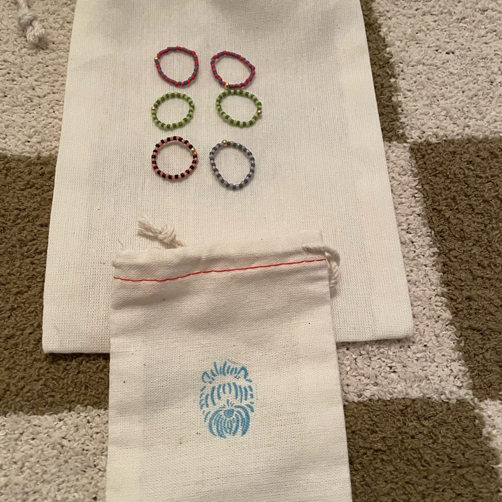 Blair Ritchey On The Lookout Set of Six Bead Rings